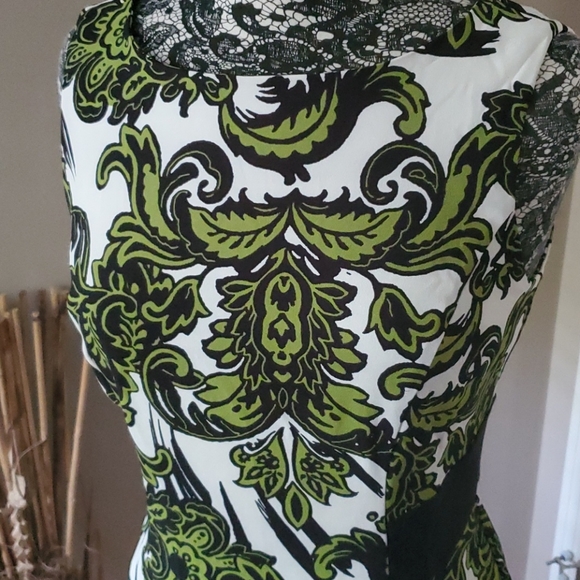 NWOT- Ronnie Nicole bold print dress, size 8 - Picture 2 of 4